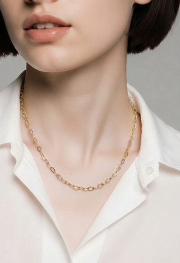 18k Gold Minimal Chain