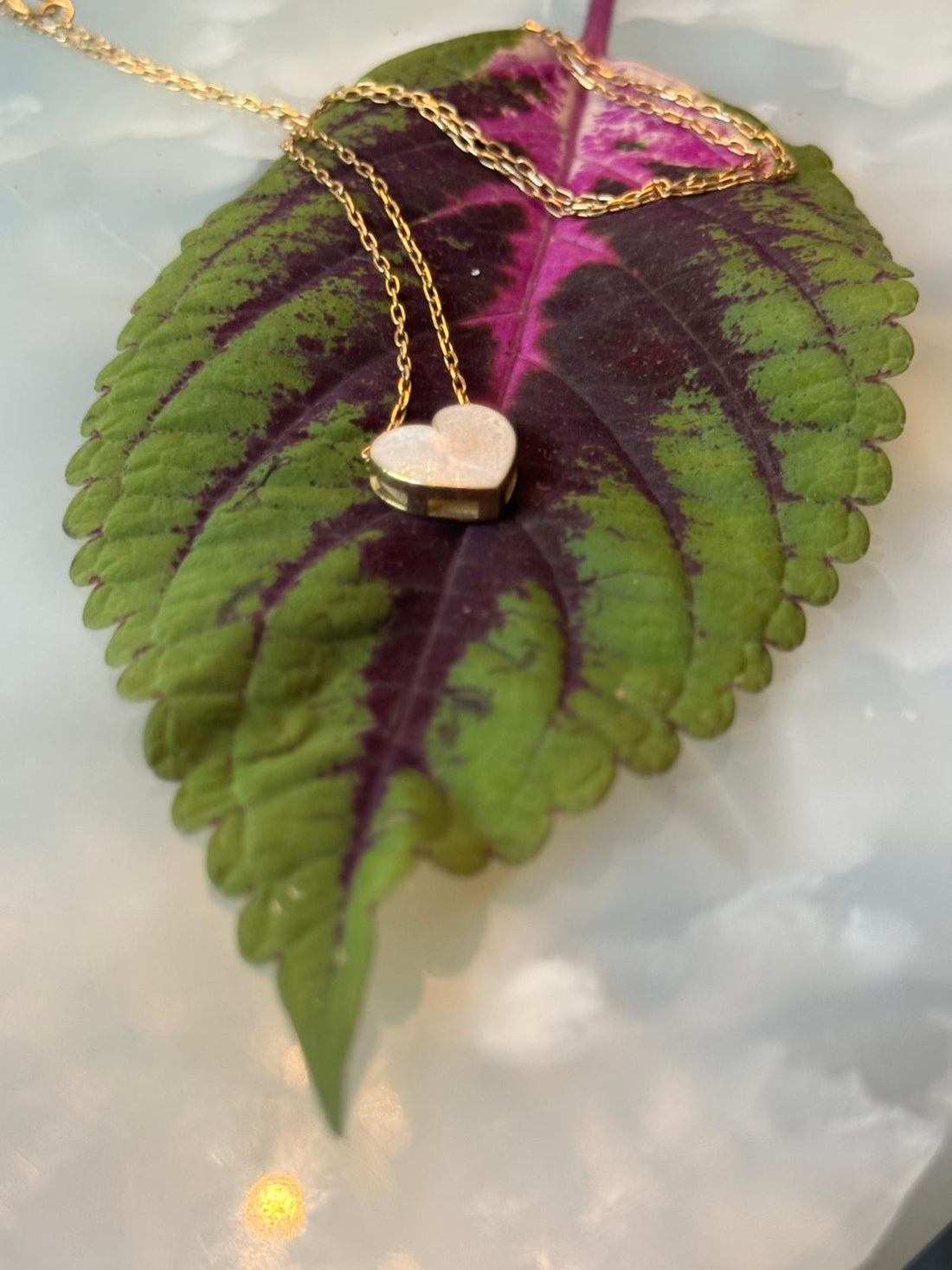 Heart pendant with chain