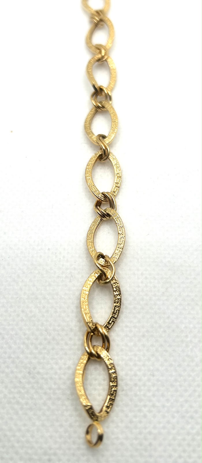 18k Gold Chunky Oval Link Chain Bracelet - 5g (Approx)