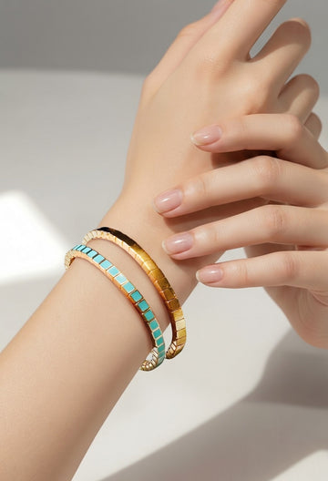 Flexi bangle 18k gold